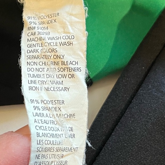 EP SPORT – Black, White & Green Sleeveless Dress – Size XL - Picture 3 of 8